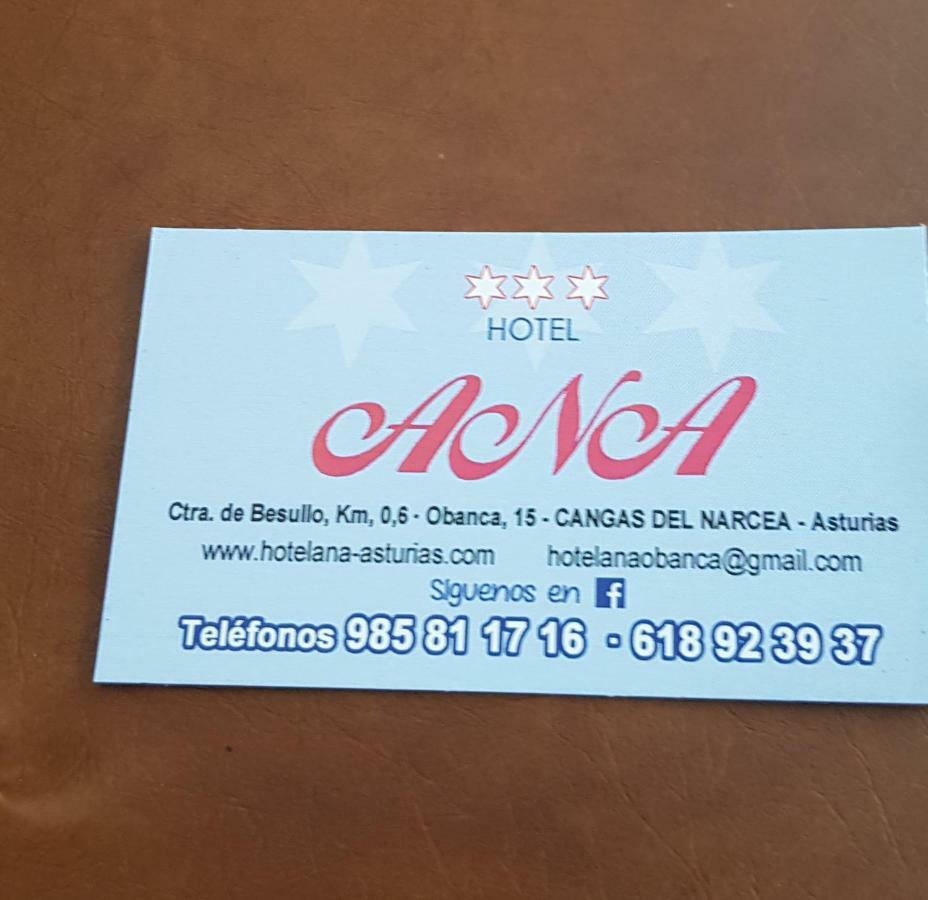 Hotel Ana 坎加斯德尔纳尔塞亚 外观 照片